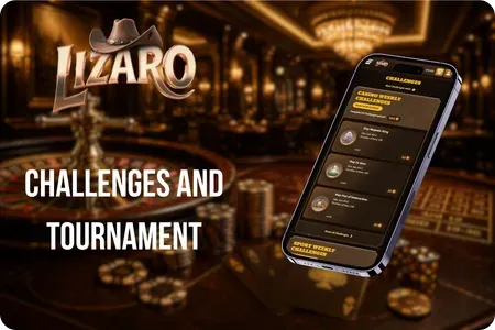 Lizaro Casino challenges and tournament promotions