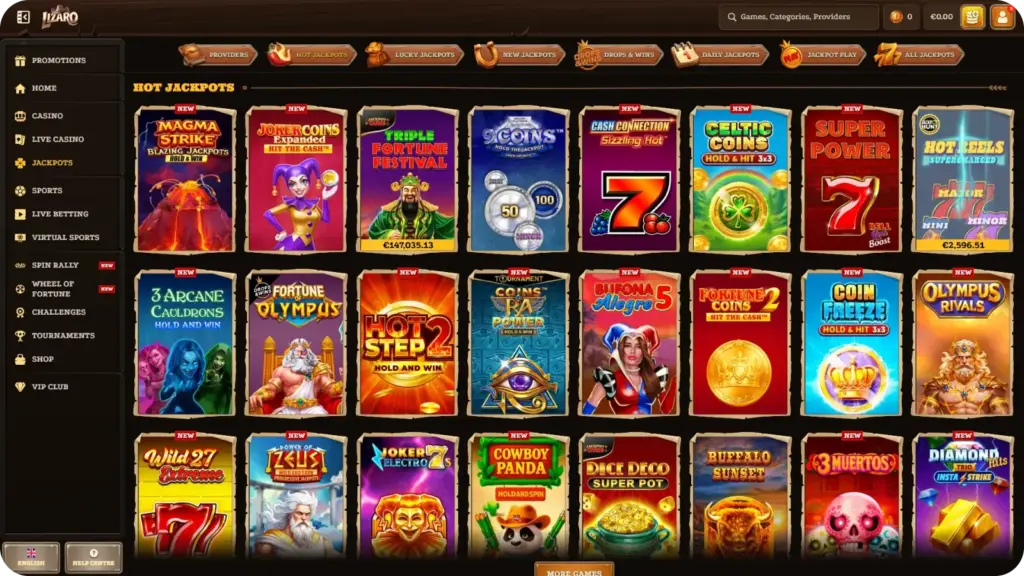 Jackpot games